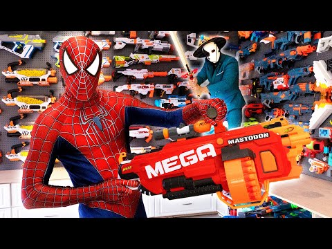 NERF GUN SPIDERMAN MOVIE | INTO THE NERF VERSE - Part 4!