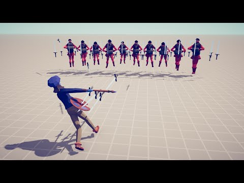 10x SWORDCASTERS vs EVERY UNIT - Totally Accurate Battle Simulator