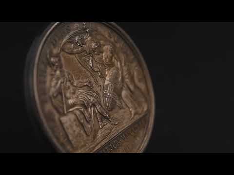 Francia, medaglia, Louis XV, Prise d'Ypres, History, 1744, François Marteau