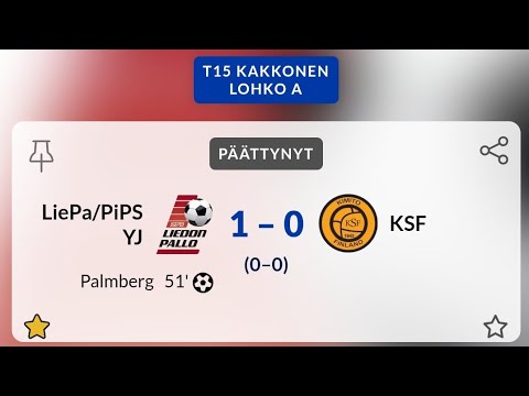 LiePa/PiPS YJ - KSF (T15 Kakkonen, 25.5.2025), 2. puoliaika