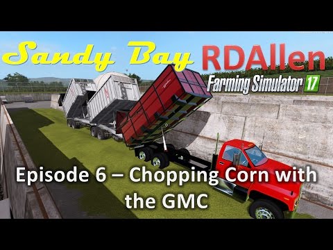 Farming Simulator 17 MP Sandy Bay E6 - Hauling Chaff With the GMC