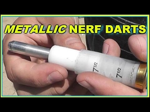 Exotic METALLIC "NERF DART"  Shotgun Rounds -Testing