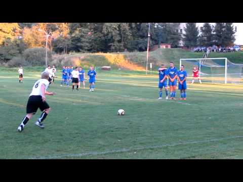 LKS Brzeźce - JUW-e II Jaroszowice (Tychy) 16.09.2012 Rzut wolny dla Juve