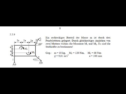 [1] Lernen macht Spaß - Kräftegleichgewicht und Momentengleichgewicht bestimmen
