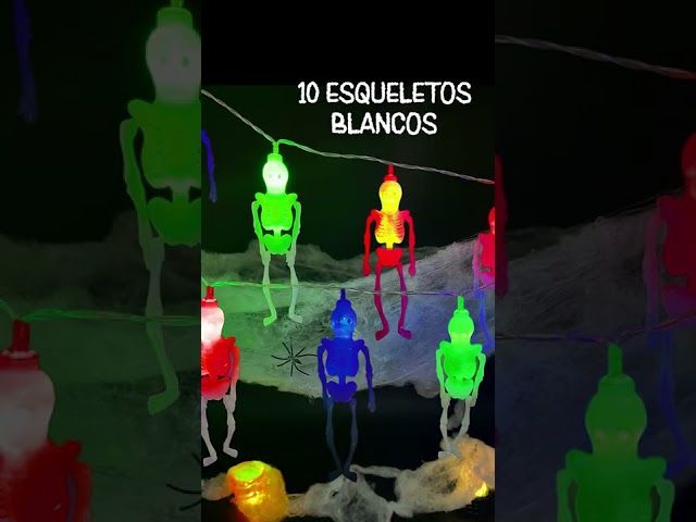Vídeo relacionado con Tradineur - Calavera para Halloween, plástico, cráneo, decoración de interior, carnaval, fiestas, celebraciones, 15 cm