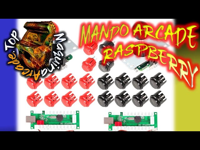 Vídeo relacionado con EG STARTS 2 jugadores Arcade Game Kit Piezas USB Pc Joystick para Mame Game DIY USB Encoder + 2x 8 Way stick + 20 Botones pulsadores Rojo + Negro Kits Soporte Windows System & Raspberry pi