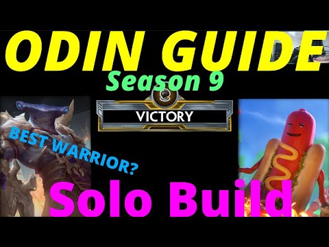 The ultimate Season 9 Odin Guide+Solo Build smite