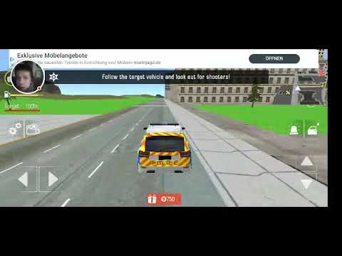 Police Car Driving Motorbike Riding