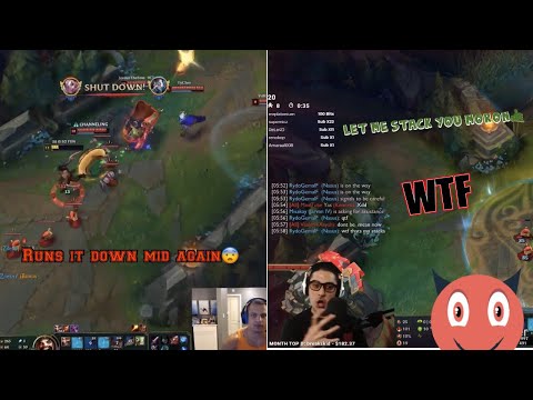 Inting Tyler1's Back || Hashinshin shows how to get 100 cs in 10 mins || Rengar Tv Ep-1