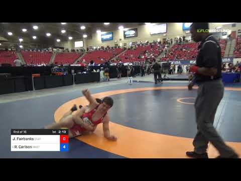 2018 Marine Corps US Open/Senior Men's Greco-Roman 82 Rnd Of 16 - John Fairbanks (Unat) Vs. Richar