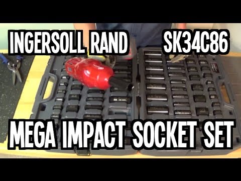Ingersoll Rand SK34C86 - Mega Impact Socket Set