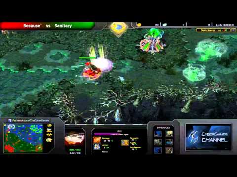 CyberGames DotA Januray 2014 Round 3 - Because VS Sanitary