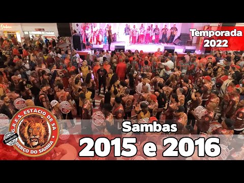 Estácio de Sá 2015 e 2016 | Samba ao vivo no Salgueiro Convida #SC22