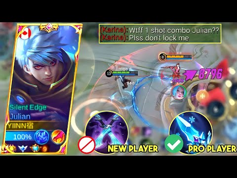 MANIAC!! MOONTON THANKS YOU FOR THE NEW ONE SHOT BUILD JULIAN IN NOW SEASON| TOP GLOBAL JULIAN- MLBB