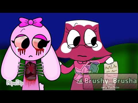 Vurr turn into a werewolf || Dandys world (Brightney), sprunki swap (pinki) and abgerny in horror