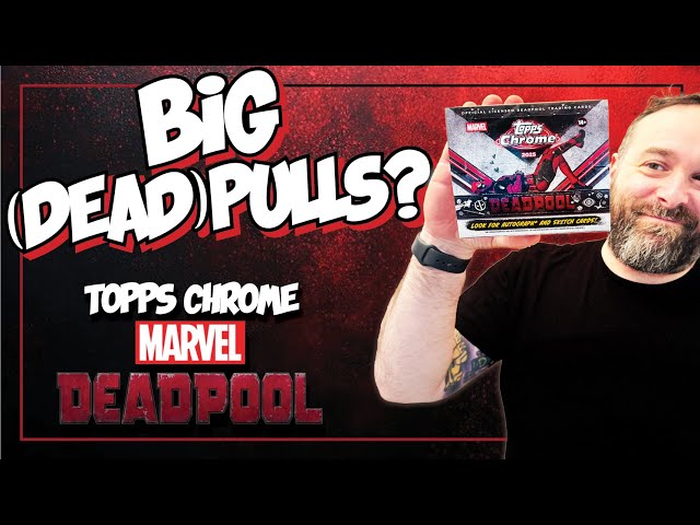 Vídeo relacionado con 2025 Topps Chrome Deadpool - Sellado de fábrica - Caja de valor