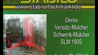 Dema Schlegel Mulcher schwenkbar mit Versatz 180 cm SLM 180 S