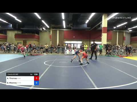 75 Lbs Consi Of 8 #2 - Alexa Thomas, Ringers Wrestling Club Vs Brynlee Mooney, Cypress Wrestling C