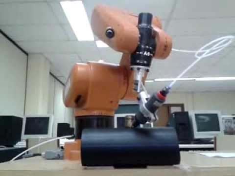 KUKA KR3 Tanks welding connections experimentation.