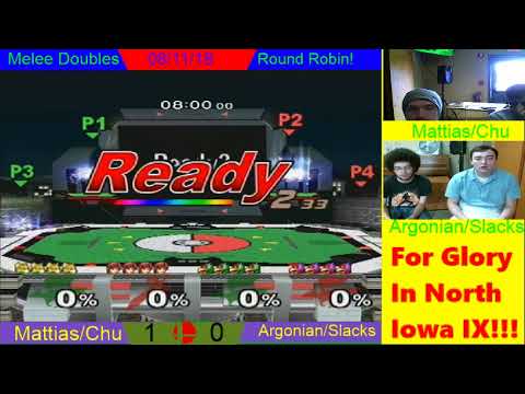 FGINI IX - Melee Doubles - Round Robin! - Matthias & Chu vs Argonian & Slacks