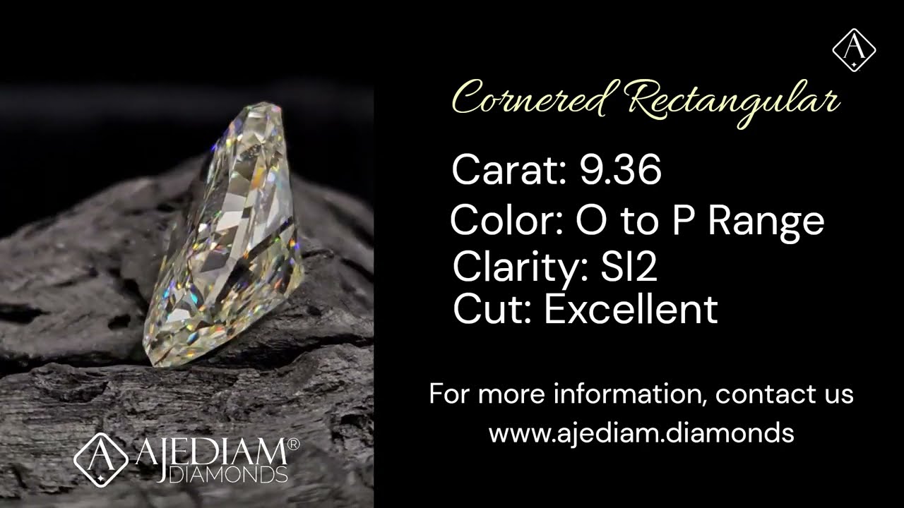 Cut-Cornered Rectangular 9.36 carat