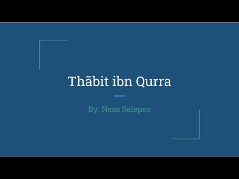 Thabit ibn Qurra