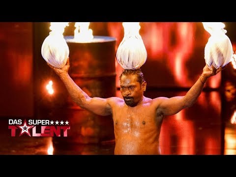 Indischer Feuerkünstler zündet alles an | Das Supertalent 2017 | Sendung vom 16.09.2017