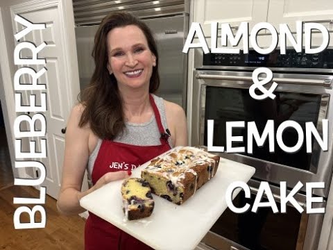 Blueberry Almond Lemon Cake! A Better Starbucks Lemon Loaf. So Good And So Easy To Make.