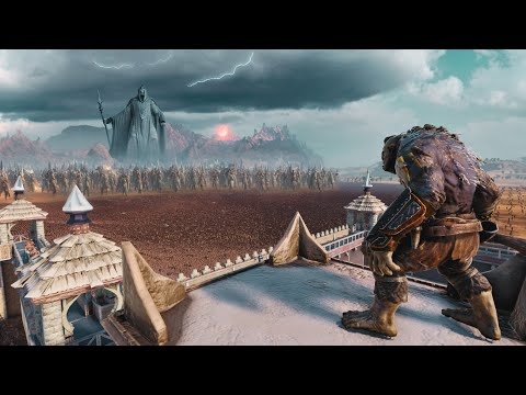 THE LORDS OF SAURON ARE ATTACKING THE SOUTHERN FORTRESS - Ultimate Epic Battle Simulator 2 - UEBS 2