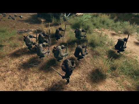 Ancestors - The Humankind Odyssey - Apex! Hunting (1/3) - Mass production of Sharpened Sticks (4K)