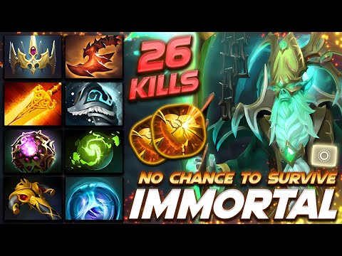 Necrophos Immortal Rank NO CHANCE TO SURVIVE 26 KILLS - Dota 2 Pro Gameplay [Watch & Learn]