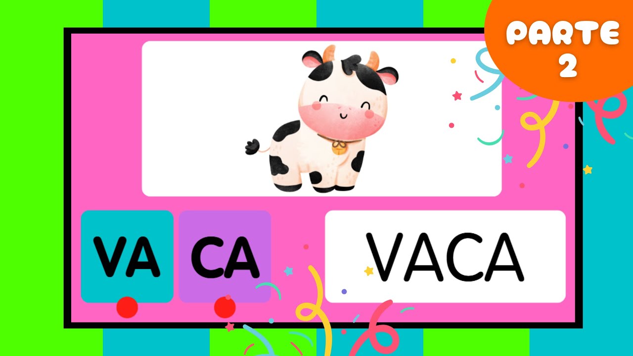 Aprender a ler - Praticar a leitura - Atividade para crianças - Parte 2