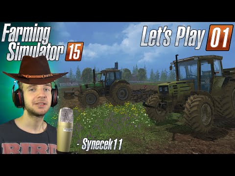 Farming Simulator 15 ► Let's Play Česky ► #01 ► První sklizeň ► synecek11