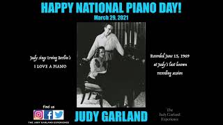 JUDY GARLAND sings I Love A Piano June 15, 1969 from FINAL RECORDING SESSION tapes