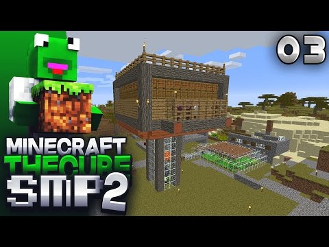 The Cube SMP 2 - Episode 3 - Early Game Villager & Iron Farm (1.8)