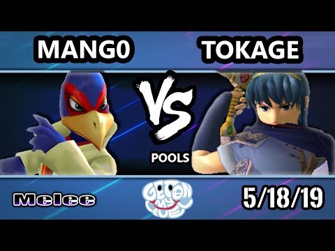 GOML 2019 SSBM - Tokage (Marth) Vs. Mango (Falco) Smash Melee Tournament Pools