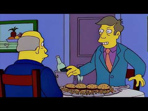 Steamed Hams but Skinner has no brain to mouth filter