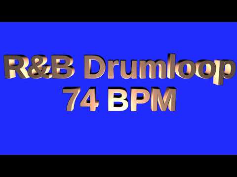 R&B Drum Loop 74 BPM