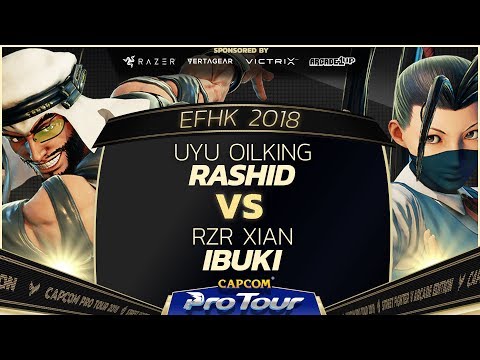 UYU OilKing (Rashid) vs RZR Xian (Ibuki) - EFHK 2018 Pools - SFV - CPT 2018