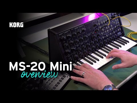 Korg MS-20 Mini Semi-Modular Analog Synthesizer 2013 - Present - Black image 7
