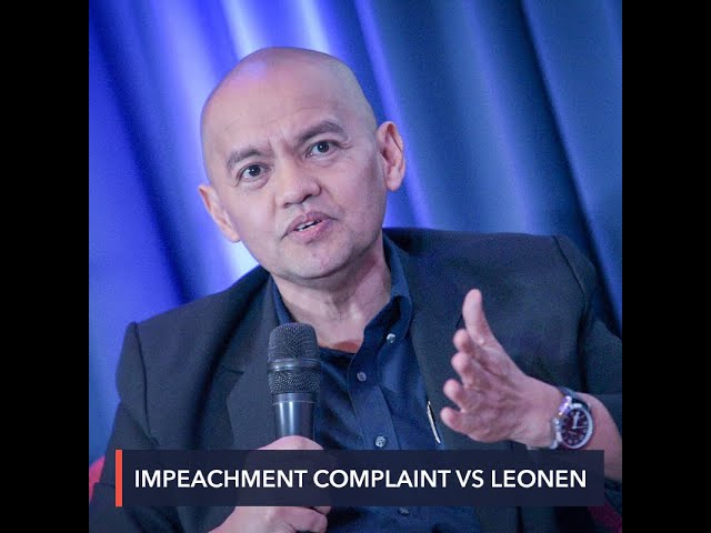 Marcos cousin endorses impeachment complaint vs Justice Leonen
