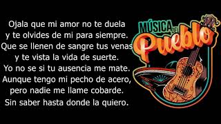 Que Te Vaya Bonito - Vicente Fernandez l Letra