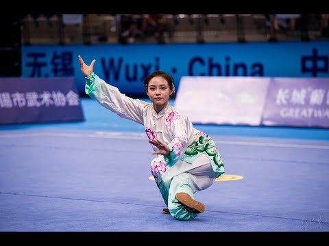 Women's Taijiquan 女子太极拳 第5名 广东队 梁壁荧 9.64分 guang dong liang bi ying