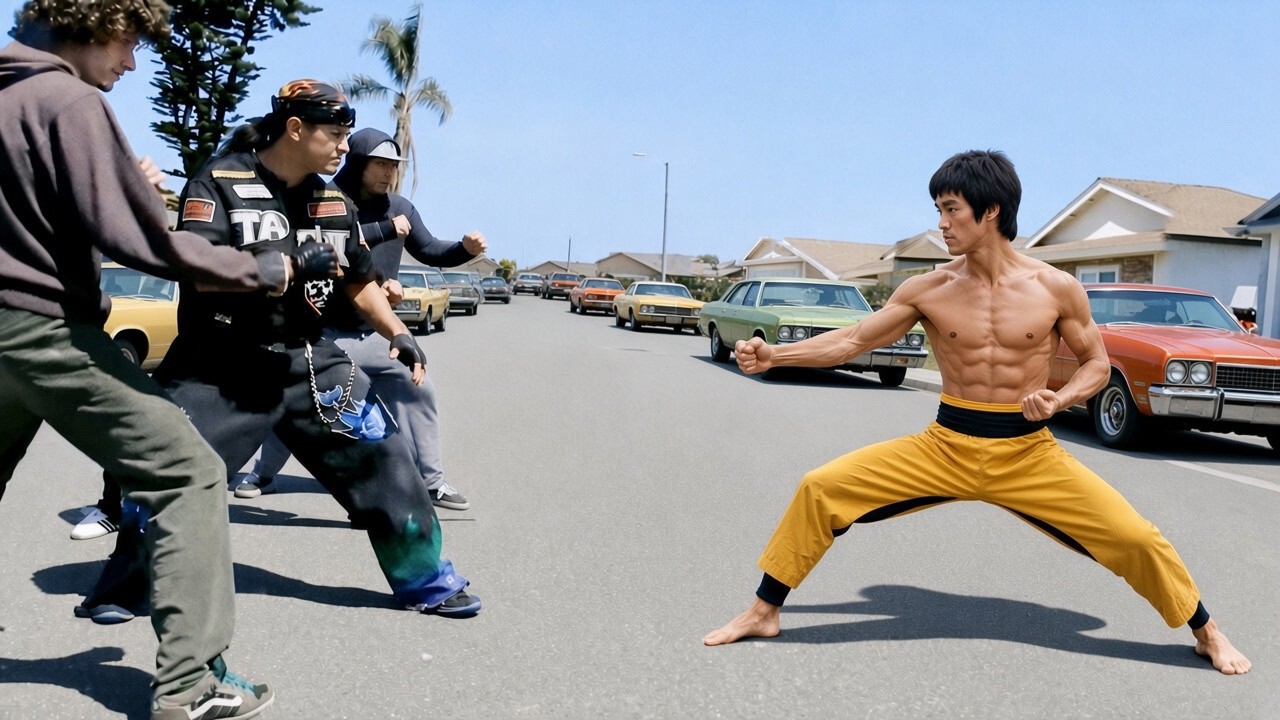 Bruce Lee's Only Street Fight Ever Captured On Camera In 1972!【FULL FIGHT】