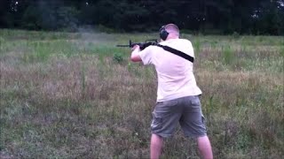 preview picture of video 'Andy Shoots a Real Colt M4A1 Tatical Redneck Style'