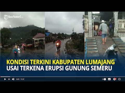 Kondisi Terkini Kabupaten Lumajang Usai Terkena Erupsi Gunung Semeru, Warga Diungsikan