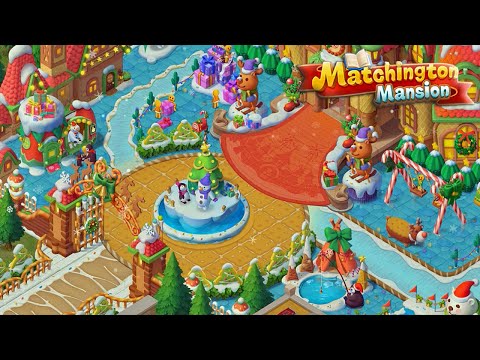 Matchington Mansion Event - Gingerbread Village [ Gameplay Story ] Пряничная Деревня HD