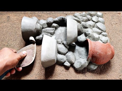 DIY Goutham Buddha Indoor Desktop Waterfall Fountain | Peaceful Buddha Waterfall Fountain Making