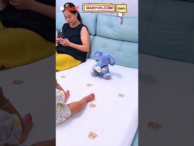 Vídeo relacionado con Peek A Boo Elefante animado que habla de elefante de peluche abrazable juguete de peluche de elefante animado para bebé, juguetes lindos de regalo para niños y niñas, regalo de ajuste de sonido