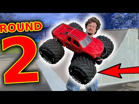 World's Biggest RC Car Wheels + MORE POWER!!